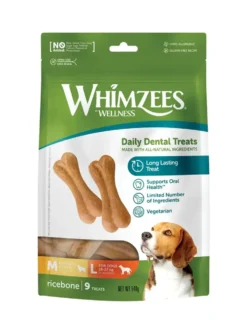 Friandise pour chien en sachet Whimzees Ricebone