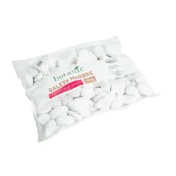 Galets de marbre blanc de Carrare calibre 40 à 60 mm en sac de 10 kg