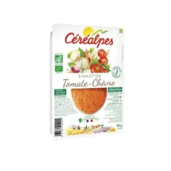 Galettes de céréales tomate chèvre Céréalpes x 2 - 180 g
