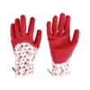 Gant rosier coloris rouge en maille polyester certifié GRS Blackfox - taille 8