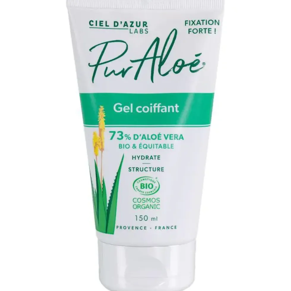 Gel Coiffant Pur Aloé Bio Vegan 150ml blanc