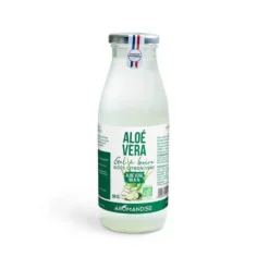 Gel d'Aloé vera au citron vert bio à boire Aromandise - 0,5 L