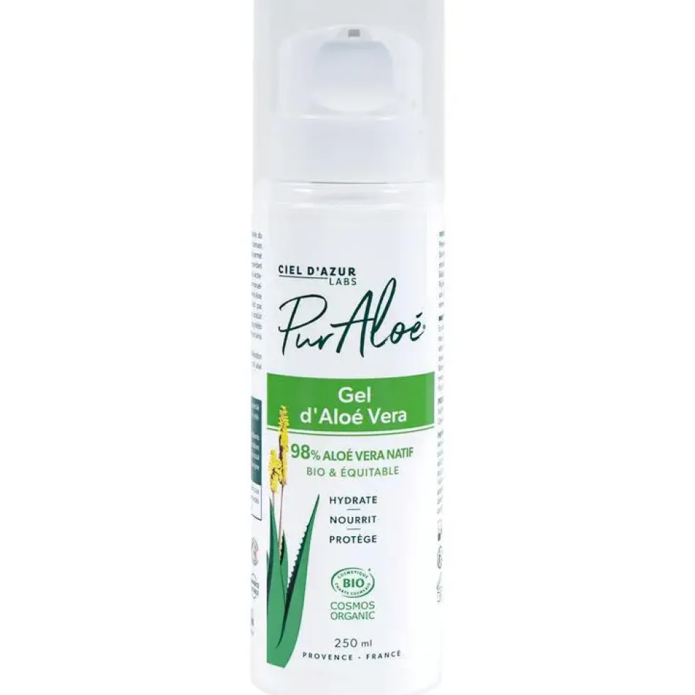 Gel natif externe 98% Aloé Vera bio et commerce équitable Pur Aloé - 250 ml