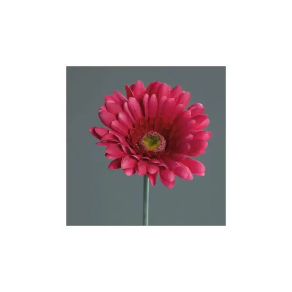 Gerbera artificiel rose fuchsia