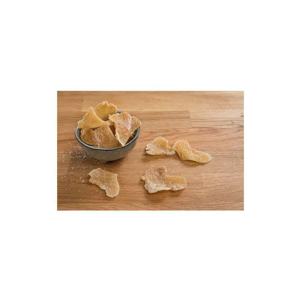 Gingembre confit en lamelles - Prix au kilo