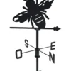Girouette abeille en acier anthracite Louis Moulin - 45 x 74 cm