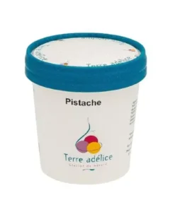 Glace pistache Terre Adélice - Pot de 120 ml