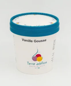 Glace vanille Terre Adélice - Pot de 120 ml