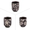 Gobelet en gré multicolore Tsubaki - 16 cl (Livré aléatoirement parmi 3 modèles assortis)