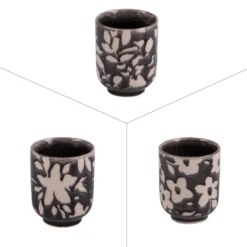 Gobelet en gré multicolore Tsubaki - 16 cl (Livré aléatoirement parmi 3 modèles assortis)