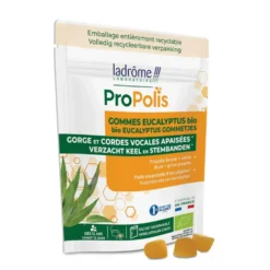 Gommes à la propolis et eucalyptus bio Ladrôme – 45 g