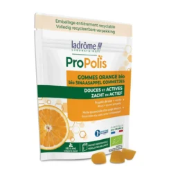 Gommes à la propolis et orange bio Ladrôme – 45 g