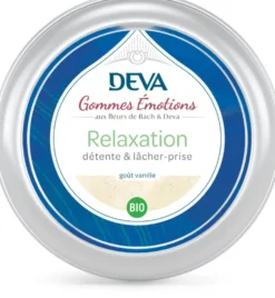 Gommes relaxation détente et lâcher-prise bio et vegan goût vanille Deva - 45 g