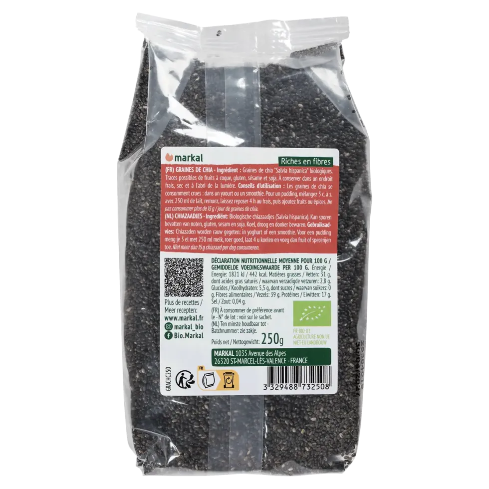 Graines de chia 250 g