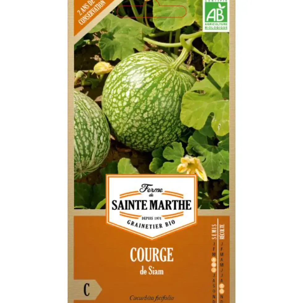 Graines de Courge de Saim bio Ferme de Sainte Marthe - graines à semer
