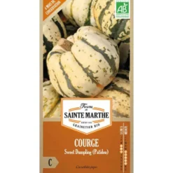 Graines de courge sweet dumpling patidou Ferme de Sainte Marthe - graines à semer