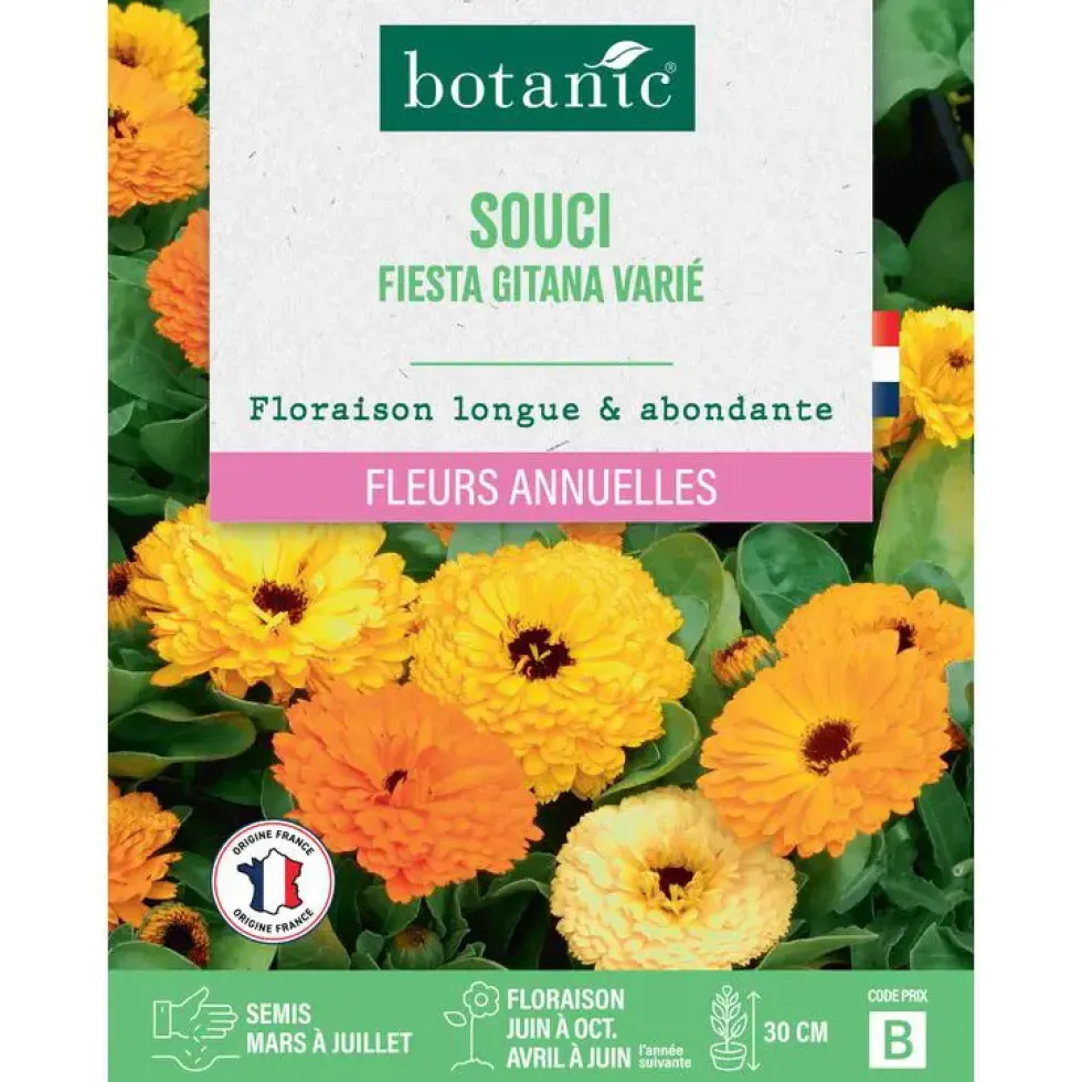 Graines de fleurs de Souci fiesta gitana varié botanic®