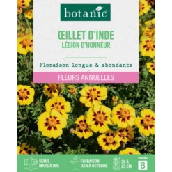 Graines de fleurs d'Œillet d'inde légion d'honneur botanic®