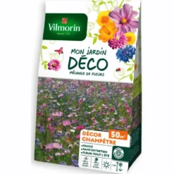 Graines de mélange de fleurs décor champêtre 50 m² Vilmorin - graines à semer