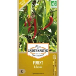 Graines de piment de Cayenne bio Ferme de Sainte Marthe - graines à semer