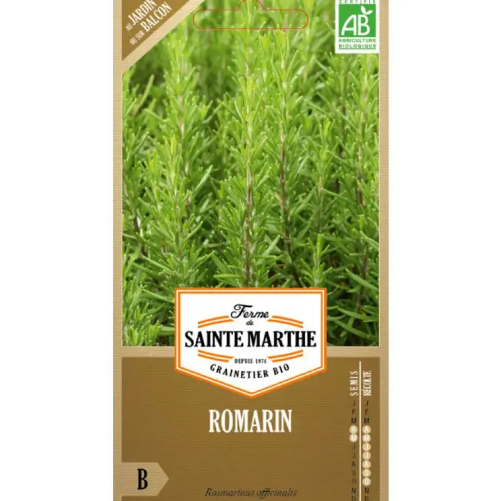 Graines de Romarin bio Ferme de Sainte Marthe - 150 graines à semer