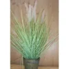 Graminée artificielle en pot métal Ø 23,5 x H 145 cm