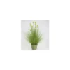 Graminée pompon verte artificielle en PVC x 39 - 27,5 x 25,5 x 145 cm