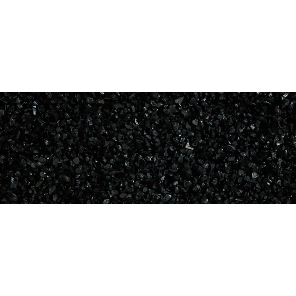 Graviers de marbre noir ébène calibre 8 à 12 mm en sac de 20 kg
