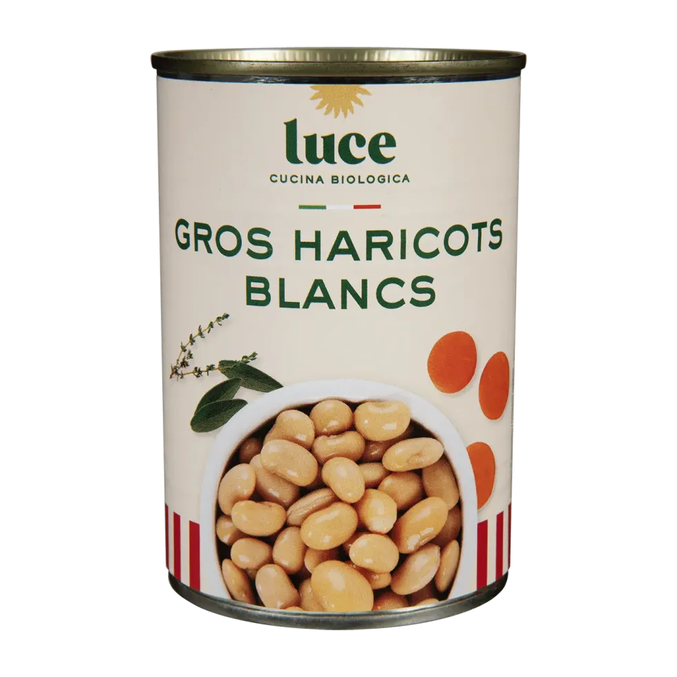 Gros haricots blancs bio Luce - 400 g