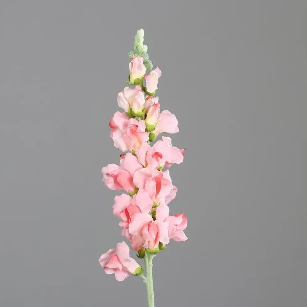 Gueule de loup artificielle rose clair - 81 cm