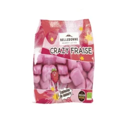 Guimauve crazy fraise goût fraise Belledonne - 120 g