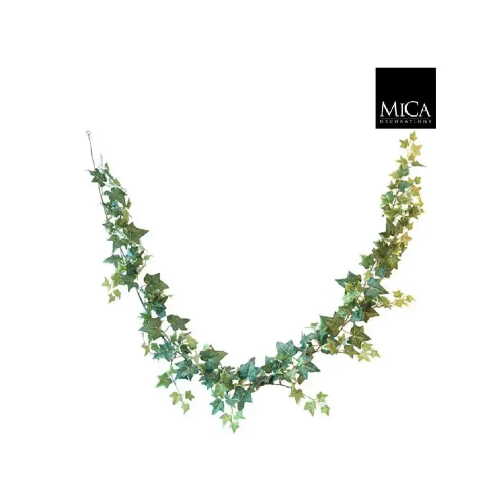 Guirlande de lierre artificiel Jamaica vert en pot H 180 x Ø 15 cm