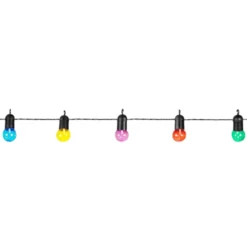 Guirlande guinguette solaire Blachère coloris multicolore 25 LED - 7,2 m