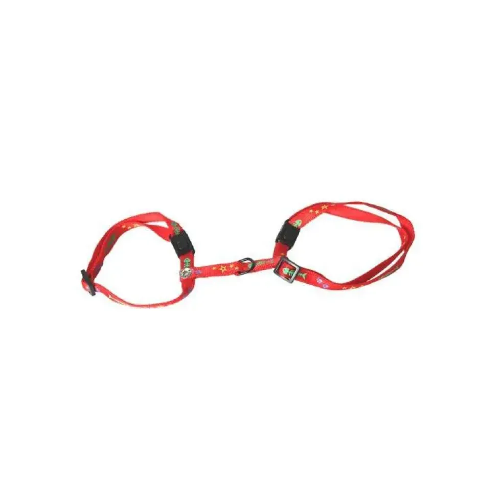 Harnais chat 35/50cm motif 10mm