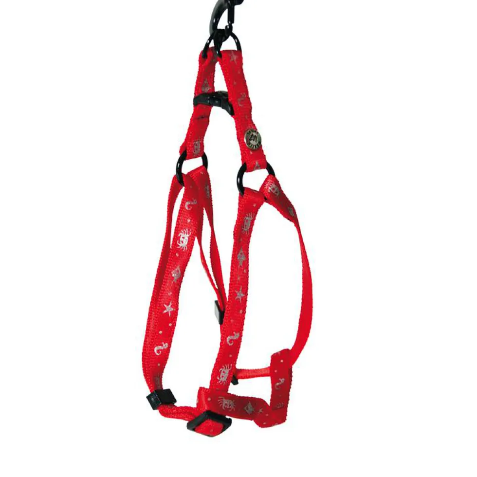 Harnais réglable Océan rouge 10/25-35 cm