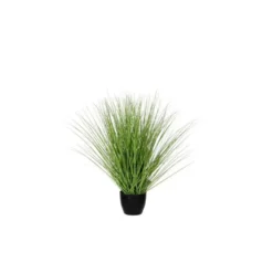 Herbe verte plante artificielle en pot H 50 x Ø 11,5 cm