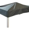 Housse de table coloris gris en polyester - 200 x 100 cm