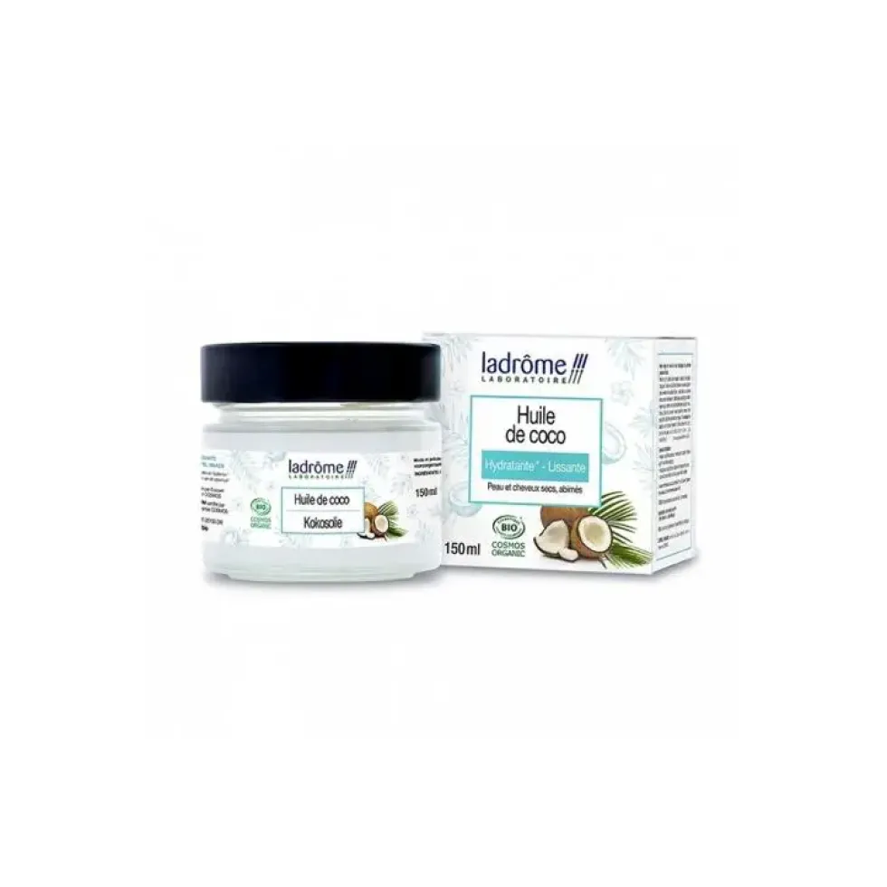 Huile de coco bio en pot Drôme Provençale - 150 ml