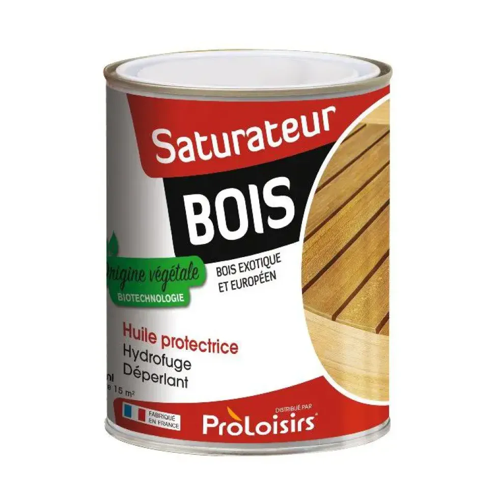 Huile saturateur pour mobilier en bois 750 ml