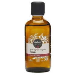 Huile végétale vierge bio Ricin Nature & Vous certifiée COSMOS ORGANIC par Cosmécert selon le référentiel COSMOS - 100 ml