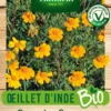 Œillet d'Inde Simple Orange Bio Vilmorin - graines à semer