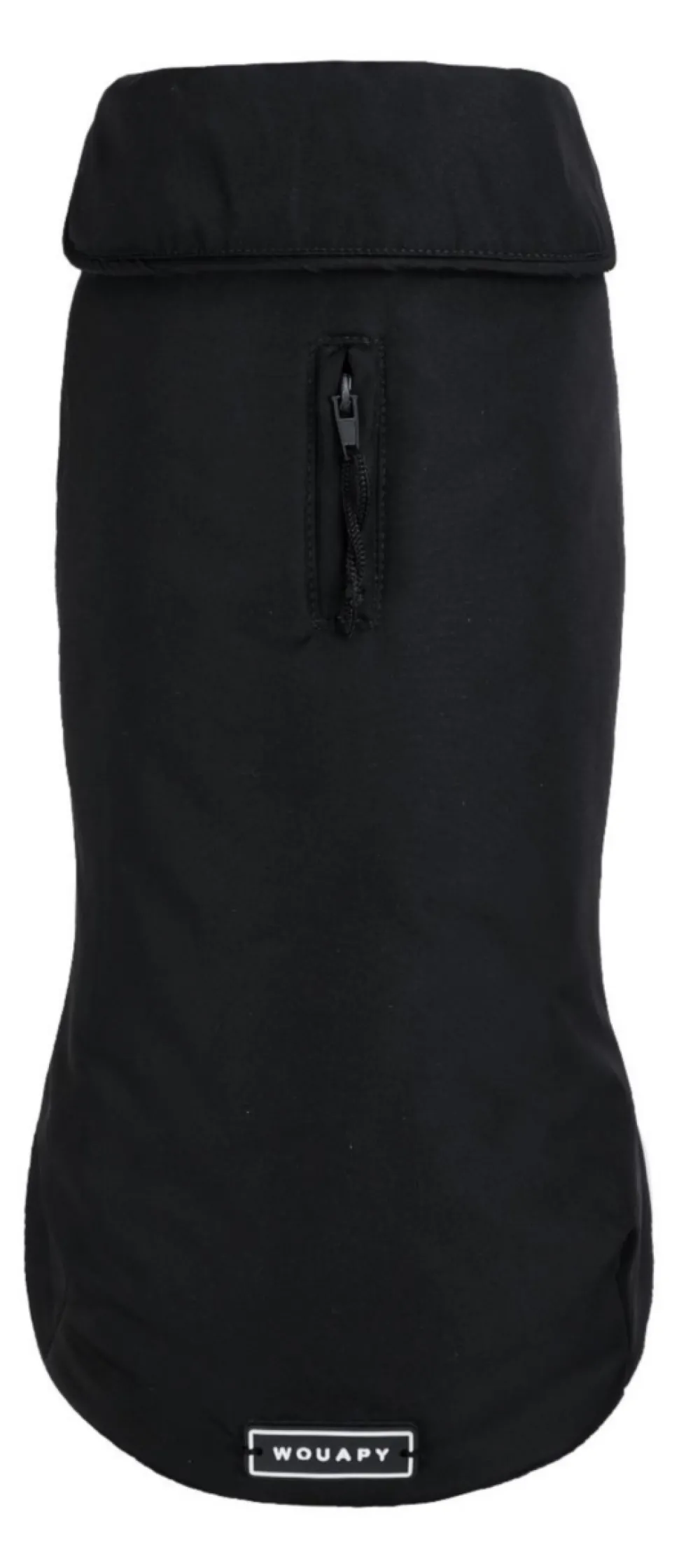 Imperméable pour chien en nylon recyclé coloris noir Wouapy Economic - taille 38