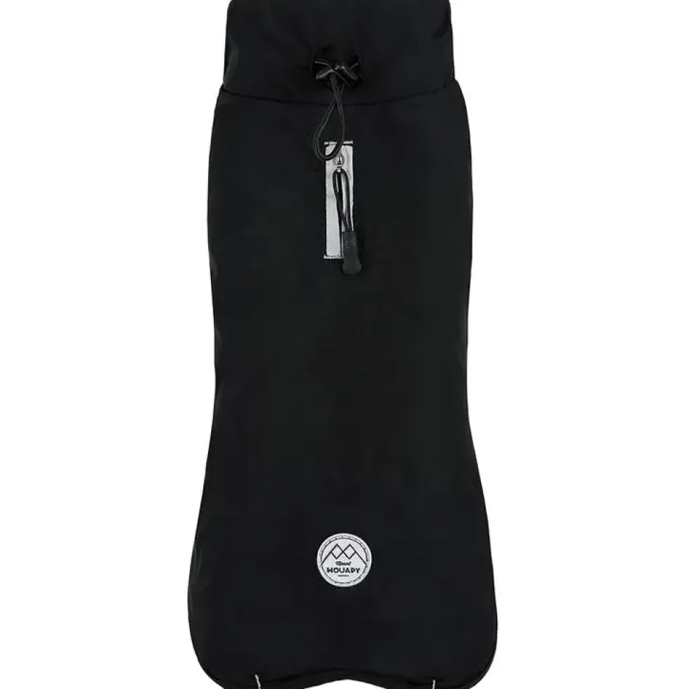 Imperméable pour chien noir polyester Basic Wouapy – Taille XS