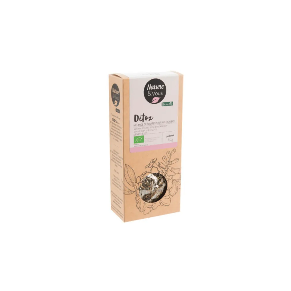 Infusion bio mélange détox Nature & Vous – 50 g