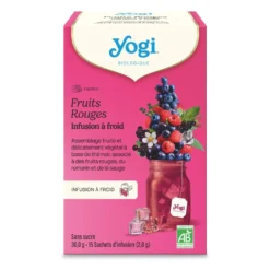 Infusion à froid bio fruits rouges Yogi Tea - 15 sachets