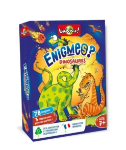 Jeu de cartes Bioviva Énigmes Dinosaures