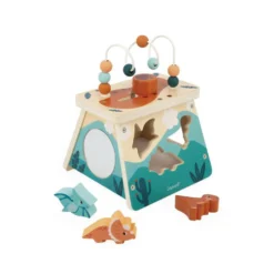 Jouet multi-activités Janod Dino Volcan - dès 12 mois