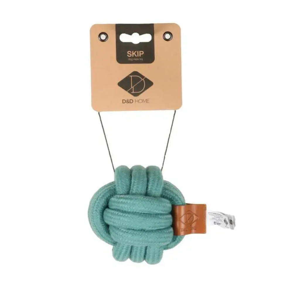 Jouet pour chien balle en corde D&D Home Skip taille S - Ø 9,5 cm