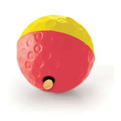 Jouet pour chien coloris rouge balle à friandises – Taille L