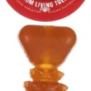 Jouet pour chien en caoutchouc naturel coloris marron os avec épines Flamingo Rubba - Taille M 14 x 4,7 x 4 cm